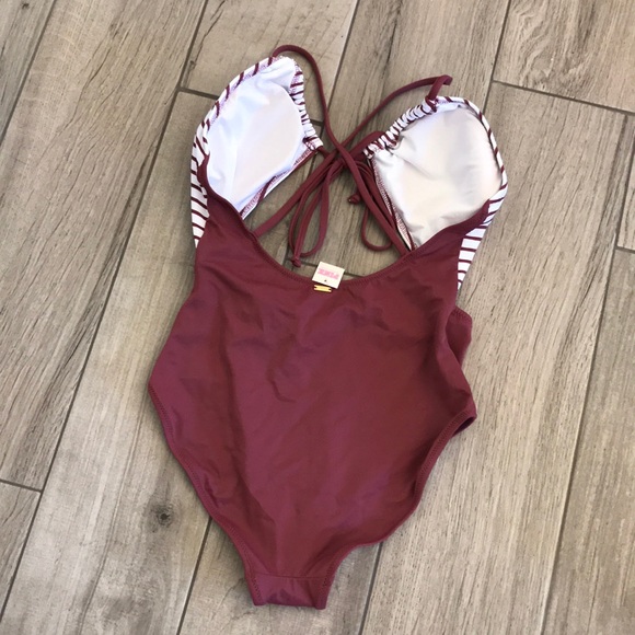 Victoria’s Secret Rust/White One Piece Swimsuit - Picture 4 of 8